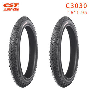 Neumático para Bicicleta de Montaña Cheng Shin de 20 Pulgadas con Aro de Alambre Antideslizante Negro - Product Image 2