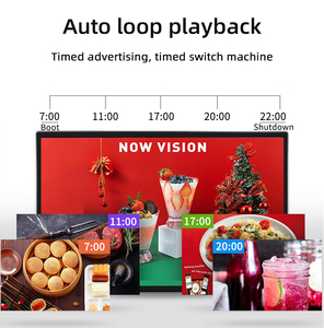 Treo tường 43-inch IPS Android <span class=keywords><strong>LCD</strong></span> hiển thị kỹ thuật số biển quảng cáo Wifi tương thích cho các cửa hàng bán lẻ khách sạn nhà hàng - Product Image 6