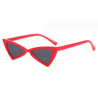 Nouvelles Lunettes de Soleil Petites Montures Tendance Triangle Enfants Rétro Plaqué Cat Eye Nouveauté pour Enfants