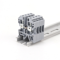 SAK 4/10 Schraubklemmen 4mm² 32A 800V Kombinationsanschluss Durchgangs-DIN-Schienen-Klemmenblock