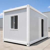 Maison conteneur préfabriquée modulaire à grande capacité pour logement de travailleurs, bureau de chantier
