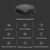 Télécommande universelle intelligente Tuya WiFi IR pour maison connectée, compatible avec AC, TV, DVD, CD, AUD, SAT