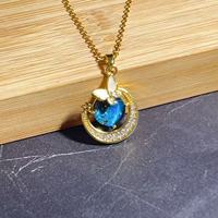 Nouvelle planète collier étoile cosmique pendentif titane acier clam os chaîne unisexe Style classique acier inoxydable Zircon pierre cadeau