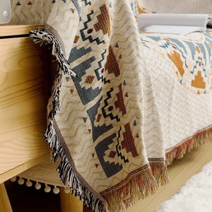 Custom Boho Style Geometric Design Bohemian Embroidered <strong>Tapestries</strong> Sofa <strong>Tapestry</strong> Throw Blanket Woven Wall Decor <strong>Tapestry</strong> - Product Image 5