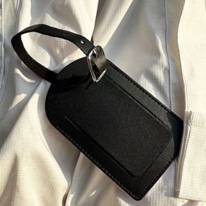 Wholesale Thickened PU Leather Boarding Pass Bag Cross-Border Signature <b>Paper</b> Luggage Tag Hardware Buckle Letter <b>Pattern</b> Style - Product Image 3