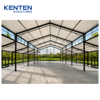Carpa de Aluminio Grande para Eventos KENTEN, Carpas Transparentes para Fiestas de 25x30, Carpa de PVC Resistente y Portátil para Uso Comercial