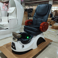 Fauteuil de pédicure moderne multifonctionnel inclinable en gros 110V 220V, chaise de massage pour spa des pieds pour mobilier de salon de beauté