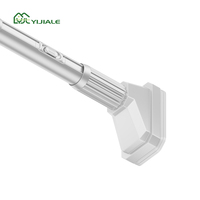 YIJIALE 13Y Export, faible MOQ, tringle à rideau métallique robuste à tension rapide en un clic, 32 mm, 39,4-86,6 pouces, pour petites pièces