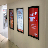 Quiosco táctil montado en la pared de alta calidad Hd Android Lcd Pantalla de publicidad para uso en interiores señalización Digital montada en la pared 55 pulgadas