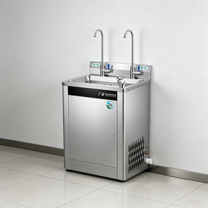 Fabricant de distributeurs d'eau pour hôtels et foyers - Unité autonome en acier inoxydable avec sortie instantanée d'eau chaude et froide Q - Product Image 4