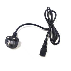 Fiche fusible britannique britannique vers câble d'alimentation IEC 320 C13 - Product Image 1