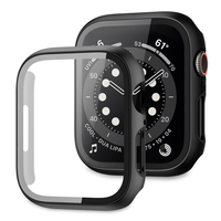 Casing Pelindung Smartwatch PC Keras dengan Desain Slim Fit dan Bumper Anti Gores Tahan Benturan untuk Apple Watch Series