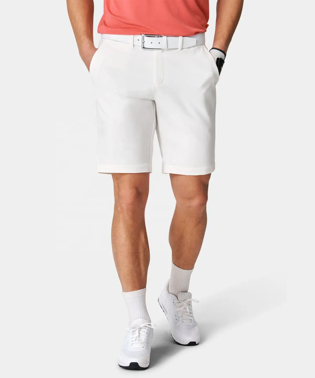 Short de Golf élastique décontracté et personnalisé pour homme, en Polyester et Spandex