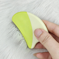 Peine para Pulgas de Acero Inoxidable para Gatos y Perros, Herramienta Profesional de Aseo para Mascotas, Peine de Dientes Finos para Piojos, Cepillo para Eliminar Manchas de Lágrimas