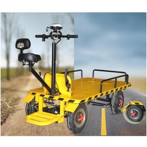 Hydraulic Mobile Lifting Platform Small Electric Flatbed Cart Vehicle Cargo Chariots <b>Transport</b> Machine - Product Image 5