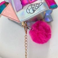 Sac à main en cuir avec miroir coloré 3d pour femme, sac à bandoulière, personnalisé, drôle, personnalisé