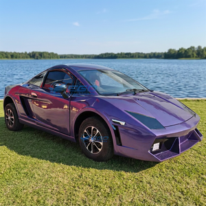 XCEGO Supercar Eléctrico de 2 Puertas, Coche Deportivo con Certificación CE, Autonomía Extendida de 100 km, 2 Asientos, <150 CV, Vehículo de Lujo para Club de Prepago, Nunca se Desvanece - Product Image 1