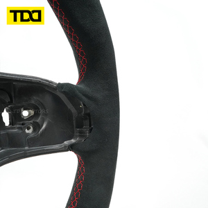 Volant en fibre de carbone TDD LED pour Mercedes-Benz W213 W204 E43 E63 E53 AMG Finition noir brillant - Product Image 3