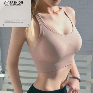 Reggiseno sportivo antiurto di grandi dimensioni senza fili per donne con fibbia posteriore di bellezza con fibbia regolabile per Fitness Yoga - Product Image 2