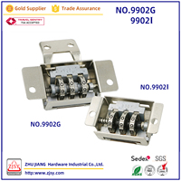 Serrure à combinaison numérique 9902G/I 3 chiffres, mini-serrure de sécurité intégrée sans clé pour boîte à bijoux, tiroir et armoire de rangement