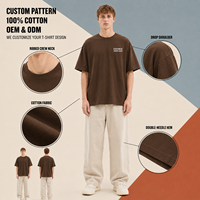 T-shirt en coton unisexe rétro Y2K à épaules tombantes, imprimé avec logo personnalisé, respirant, doux, confortable, couleur unie, OEM ODM pour hommes