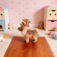 Jouets en peluche personnalisés style Kawaii à faible MOQ, adaptés aux nouveau-nés, ensembles de jouets en peluche animaux pour enfants, cadeau de vacances