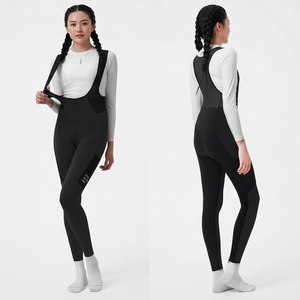Pantalones Cortos de Ciclismo para Mujer, Transpirables, con Absorción de Humedad, Spandex y Nailon, Logotipo en la Pierna Derecha, para Adultos - Product Image 1