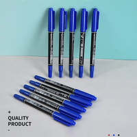 Marqueurs professionnels à double pointe, séchage rapide, encre à base d'eau, double pointe, encre non toxique, bon prix, stylo marqueur