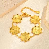 Dernière arrivée de bracelets en acier inoxydable pour femmes bijoux réglables à la main bracelet en forme de bobine de moustique pour cadeau de soirée de fête