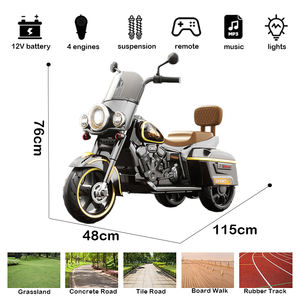 Motocicleta eléctrica de <span class=keywords><strong>3</strong></span> ruedas con batería de gran venta, coche popular para niños hecho de plástico duradero - Product Image 2