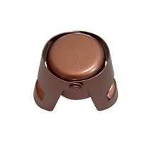 Bouchon de bouteille de vin scintillant, professionnel, en acier inoxydable