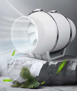 6-inch điều khiển thông minh thông gió vô cực ống Thủy Canh Quạt thông gió với nhiệt độ độ ẩm Điều khiển 220V OEM tùy chỉnh - Product Image 4