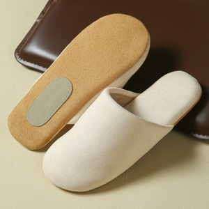 Chaussons japonais en daim de cerf à semelle souple <span class=keywords><strong>et</strong></span> silencieuse, à bout séparé, mi-fermés, pour femmes <span class=keywords><strong>et</strong></span> couples, pour la maison <span class=keywords><strong>et</strong></span> les sols en bois - Product Image 2