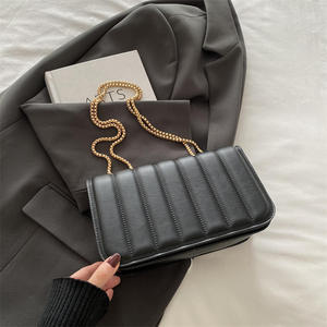 New Fashion Women's Handbag Checkered Pu Leather Women's Shoulder Bag - Product Image 3