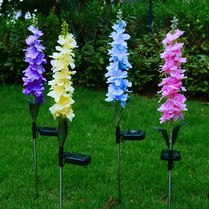 Luces solares para jardín, lámpara LED con forma de flor, impermeable, alimentada por energía solar, luz decorativa para patio, jardín. - Product Image 4