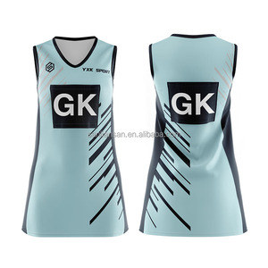 Maglia Personalizzata per Netball e Tennis da Donna e Ragazza, Uniforme Sportiva Sublimata per Squadre, Abito da Netball - Product Image 2