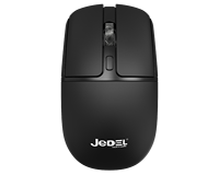 JEDEL 2.4G Keyboard dan Mouse Nirkabel Combo Ergonomis Profil Rendah Tombol Senyap Set Keyboard Mouse Kantor Ringkas untuk Laptop PC