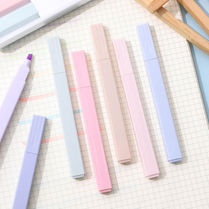 Kantoorartikelen Morandi Kleur 6-Pack Markeerstift Set Aquarel Pen Kunst Markers Voor Schilderen Tekening - Product Image 3