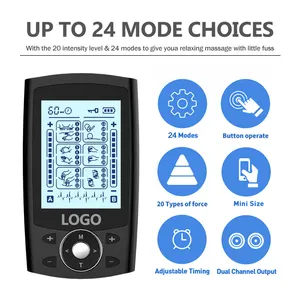 24modes Tens Ems Muscle Stimulator Physical Therapy Equipments Digital Massage Products