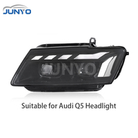 Système d'éclairage automobile Junyo, phare LED pour Audi Q5 2008-2018, mise à niveau vers des projecteurs LED de style RS, feux de jour