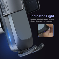 Cargador Inalámbrico Magnético para Auto de 15W, Carga Rápida, Soporte para Teléfono con Sujeción Automática, Imán Potente para el Tablero del Vehículo o la Rejilla de Ventilación