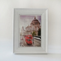 Cadre photo en toile marron grainé 30x40cm pour peinture à l'huile, style miroir, vente en gros