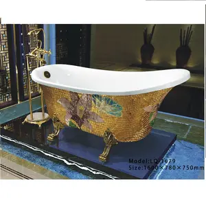 皇家风格浴缸漩涡现代浴室亚克力浴缸