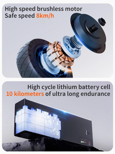 กระเป๋าเดินทางไฟฟ้าแบบถอดได้ ทนทานสูง ปรับแต่งได้ตามต้องการจากโรงงาน พร้อมสกู๊ตเตอร์ไฟฟ้า วัสดุ PC - Product Image 6