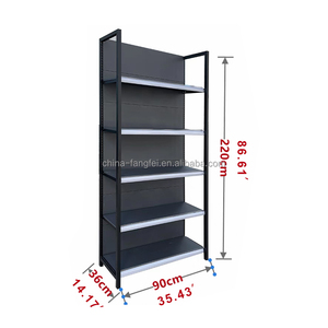 Chất lượng cao Heavy-Duty Gondola kệ cho cửa hàng bán lẻ duy nhất hai mặt siêu thị giá thép cán nguội kim loại - Product Image 3