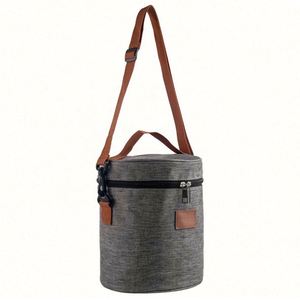 Sac isotherme rond léger et portable, imperméable, pour pique-nique et repas en plein air - Product Image 4