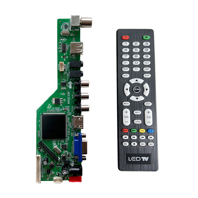 Led TV Mainboard RR52C.03A  With DVB-T2  Universal Lcd TV Controller Board