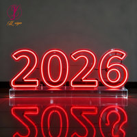 Lettres géantes autoportantes 3D en forme de cœur, enseigne lumineuse LED, lettres lumineuses pour décoration de mariage et de fête