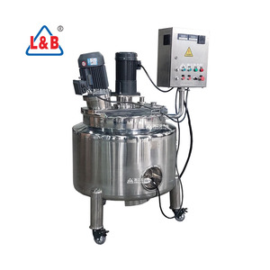Thép không gỉ Tank <span class=keywords><strong>Mixer</strong></span> <span class=keywords><strong>100L</strong></span> công nghiệp kem và kem dưỡng ẩm trộn Tank - Product Image 2