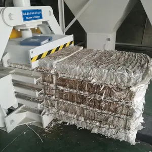 Máquina de balagem automática hidráulica da imprensa do papel dos resíduos